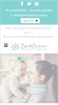 Mobile Screenshot of birthpartner.com.au