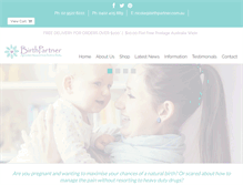 Tablet Screenshot of birthpartner.com.au